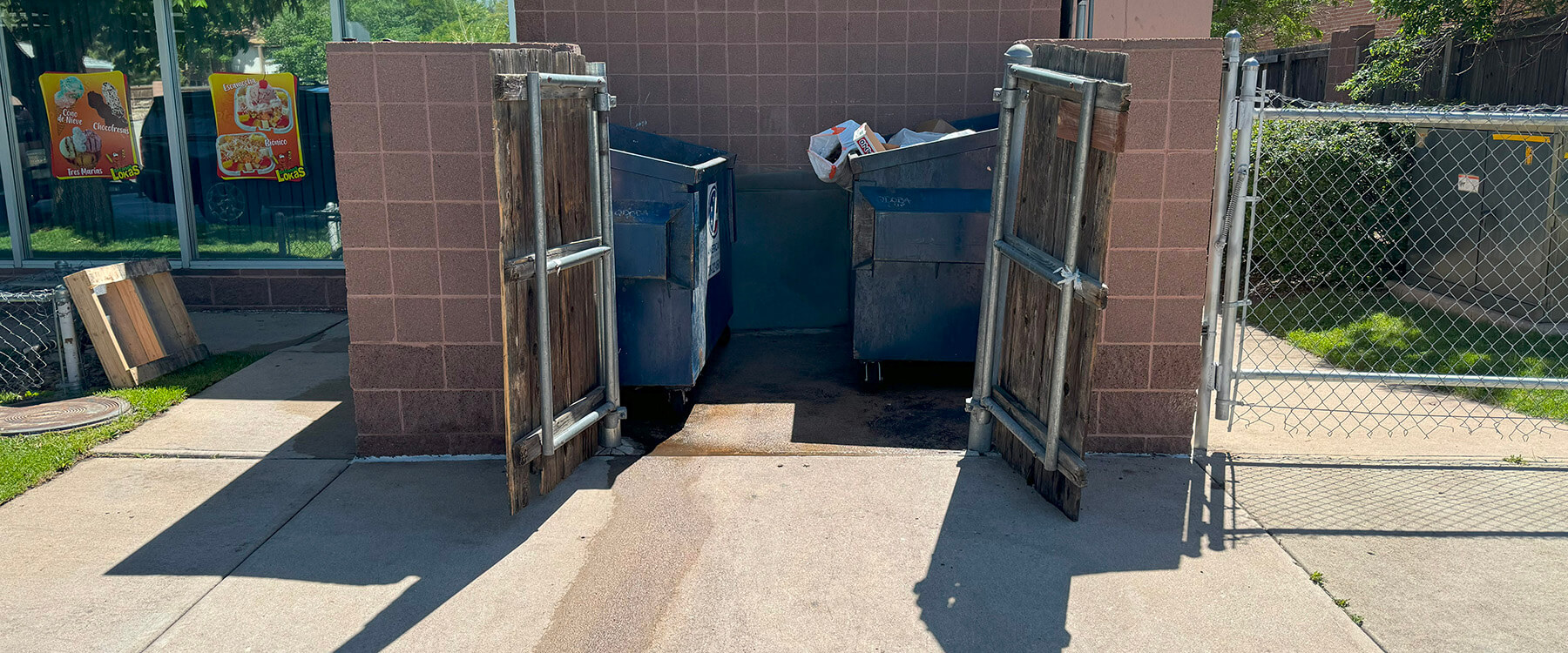 Colorado Dumpster Pad Cleaning Service