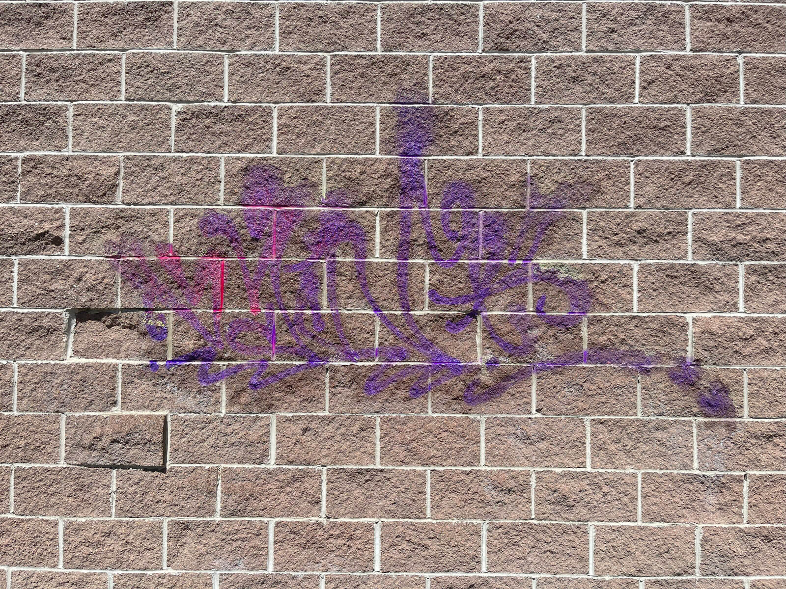 Graffiti Removal Brick