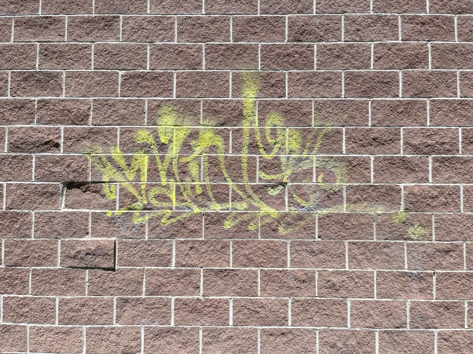 Graffiti Removal Brick