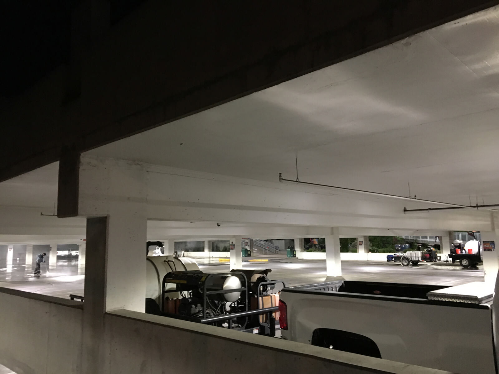 Parking Garage Cleaning