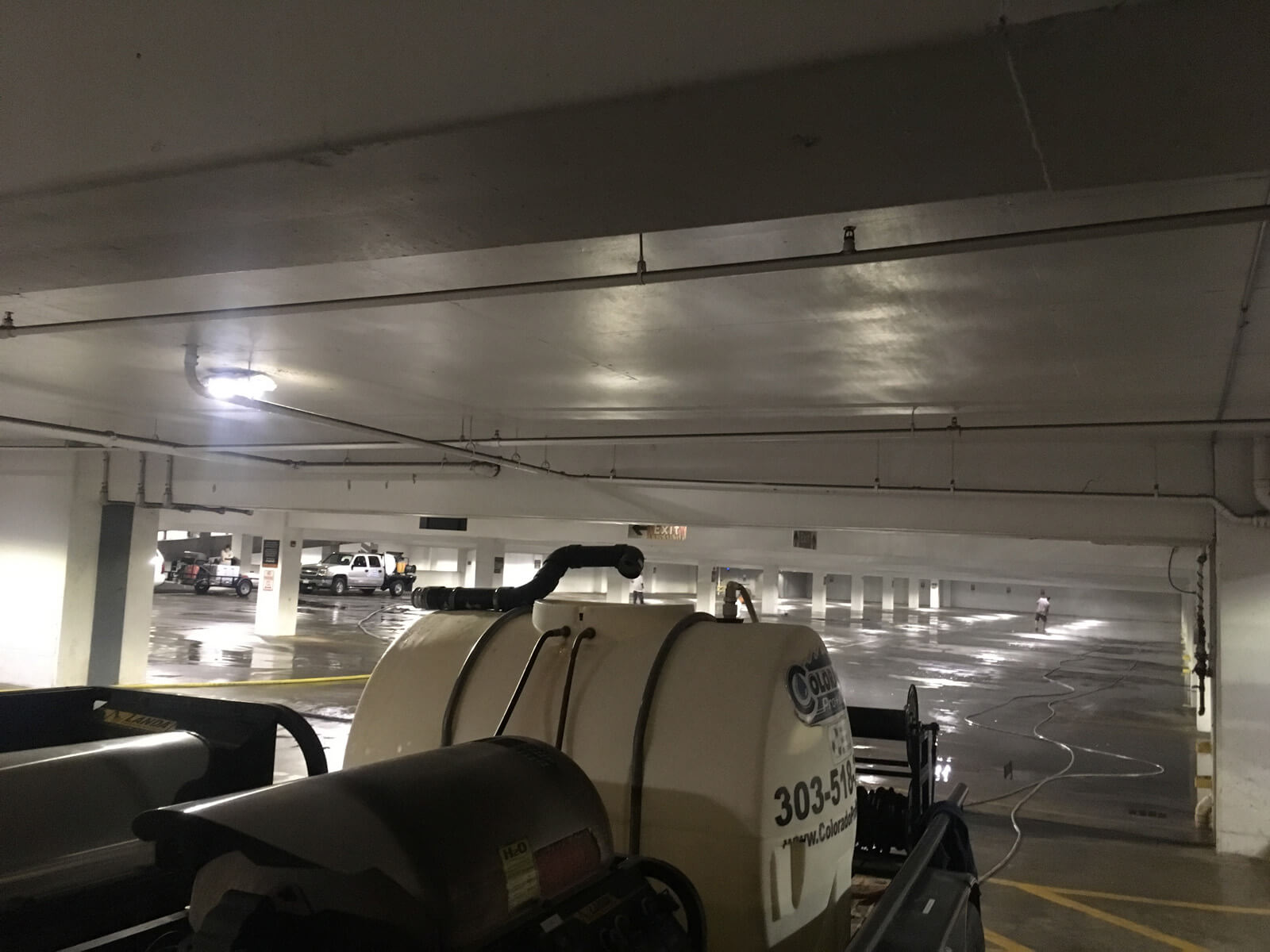 Parking Garage Cleaning